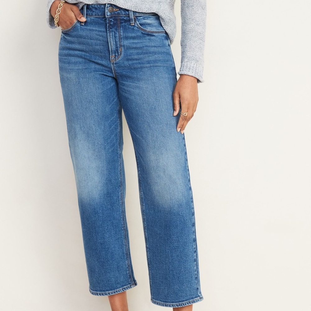 Old Navy Slim Wide Leg Crop